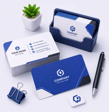 Professional business card design company and corporate stationery services India