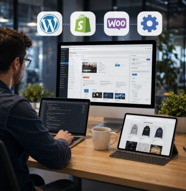 CMS website development company building WordPress Shopify and custom CMS solutions