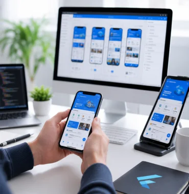 Flutter app development company building scalable Android and iOS mobile applications