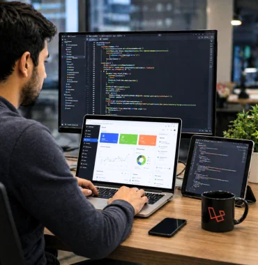 Laravel web application and CMS development company building scalable backend solutions