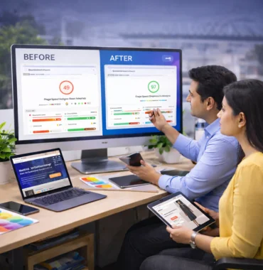 Website redesign company in Kolkata improving UI UX performance and conversions
