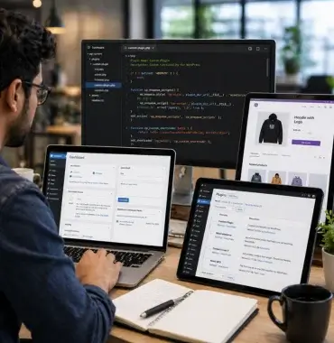 WordPress theme and plugin development company building custom WooCommerce solutions